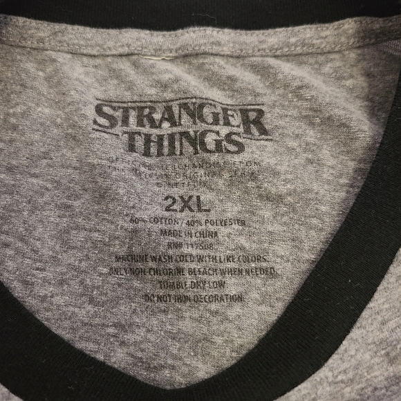 Stranger Things Barb Never Forget Ringer T-Shirt Size 2XL - Picture 4 of 4